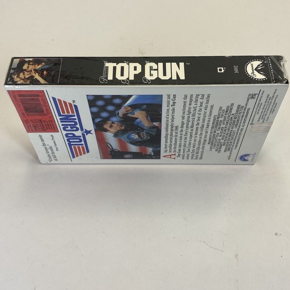 1996 Paramount SEALED VHS TOP GUN (1986) Tom Cruise Watermarks - Picture 8 of 9